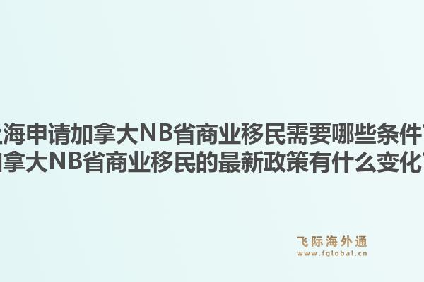 上海申请加拿大nb省商业移民需要哪些条件？加拿大nb省商业移民的最新政策有什么变化？1.jpg